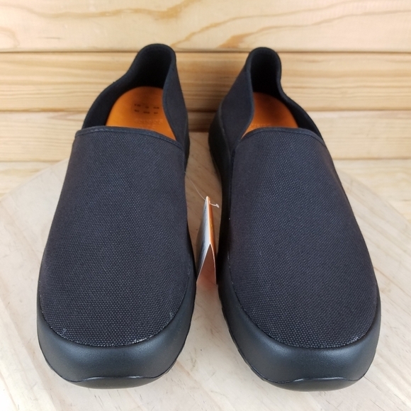 Soft Science Drift Canvas 14 US Black Slip-on Lightweight Boat Shoe Loafers NEW - Picture 2 of 16